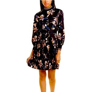 French Connection Floral Navy Dress